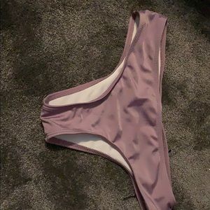Eggplant bikini bottoms